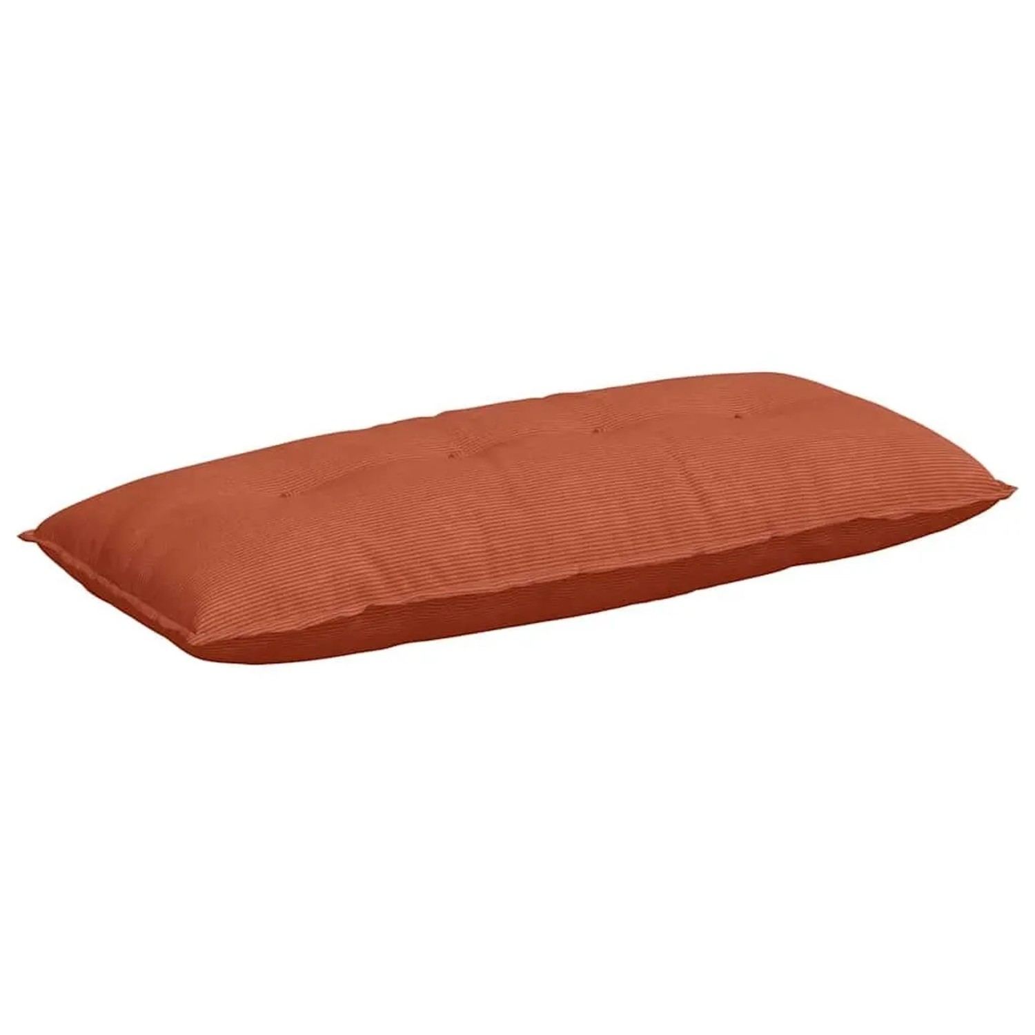 vidaXL Rückenkissen Rot-Orange 120 x 50 cm Cordstoff 42014829