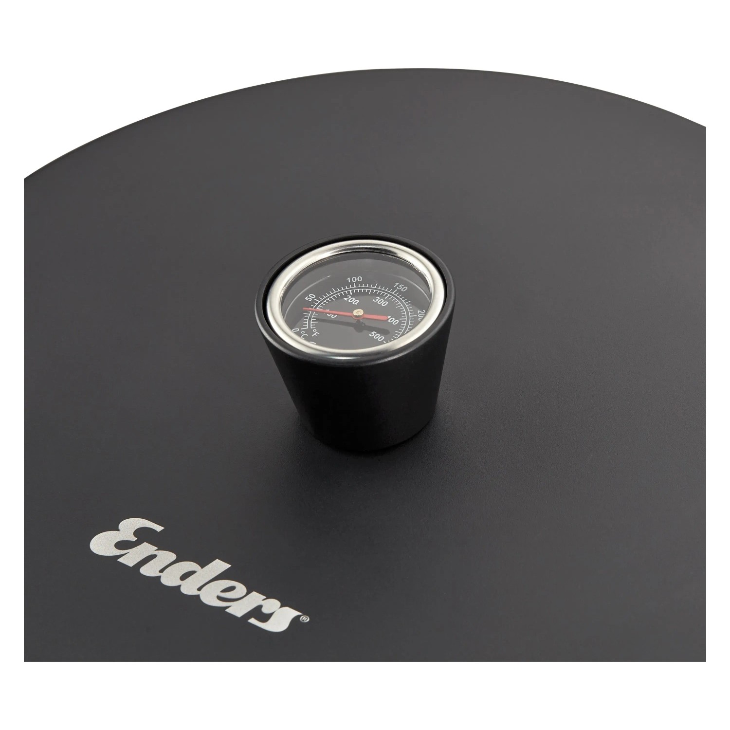 Detailaufnahme: Enders Campingbackofen Vamo mit Thermometer. Ideal für Camping & Outdoor.