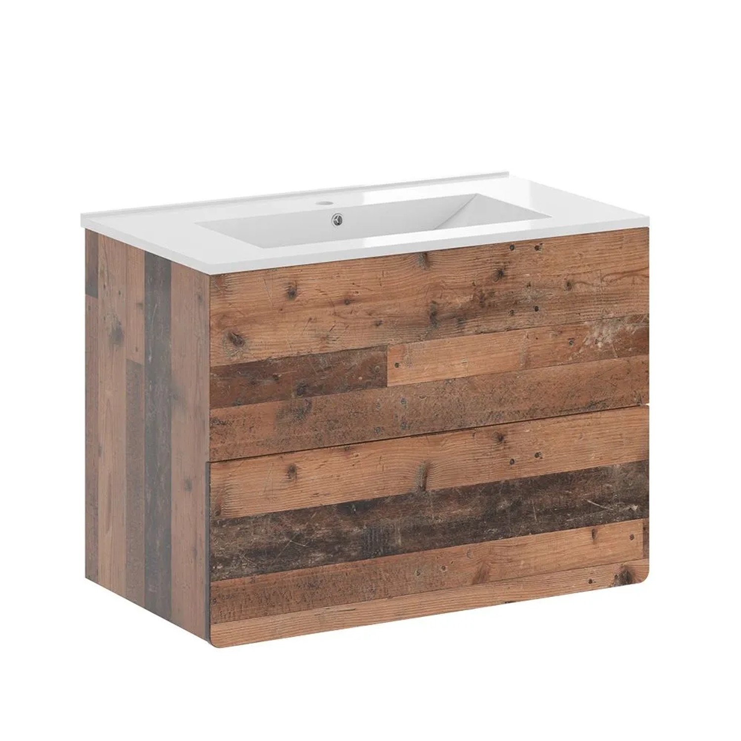 Vicco Waschbeckenunterschrank Izan Oldstyle 80 x 59 2-teilig
