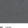 Graues Markisentuch der Halbkassettenmarkise SUN LED im Detail.