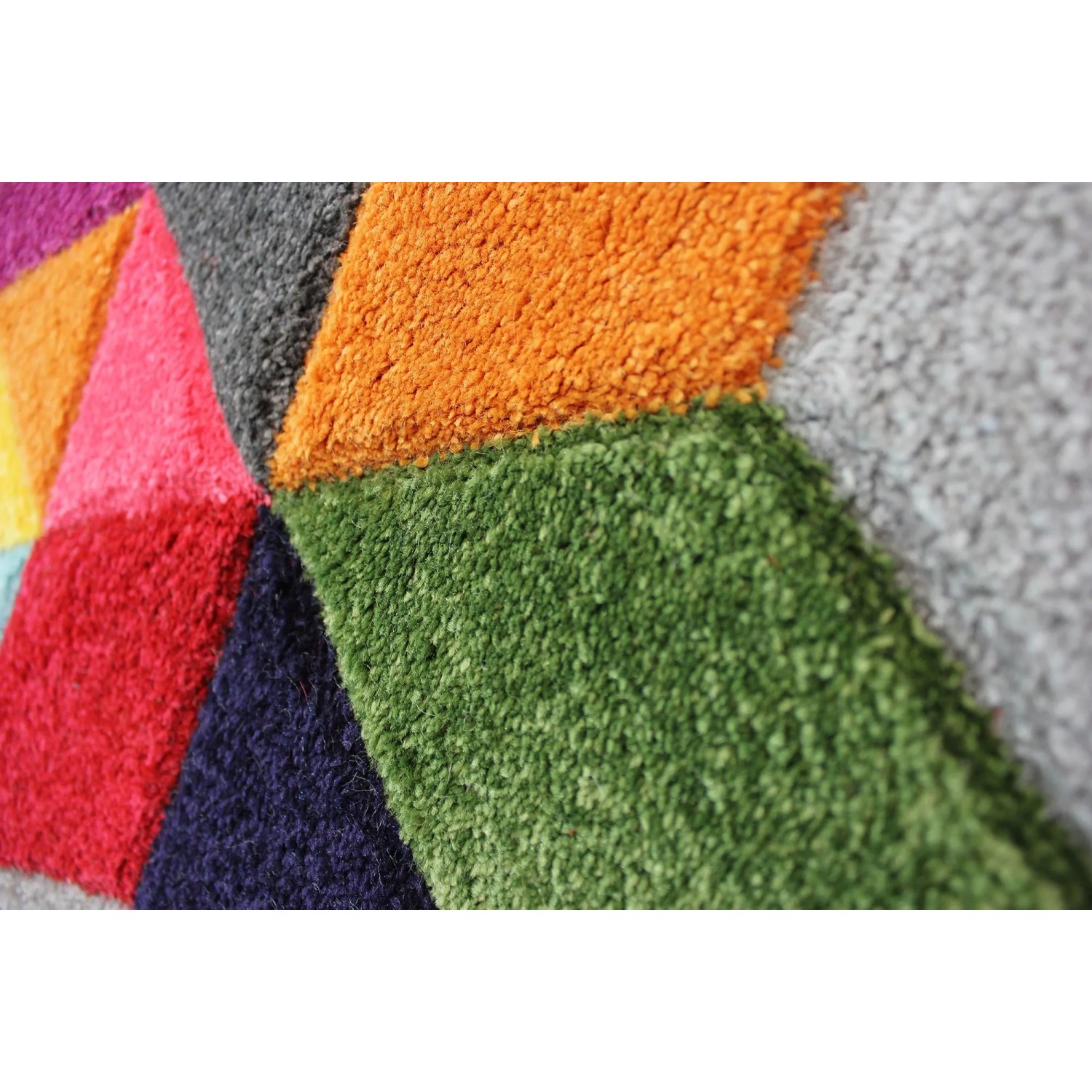 Flair Rugs Kinderteppich Dynamic: Buntes, geometrisches Muster aus weichen Polypropylen-Fasern.