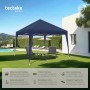 Tectake Pavillon Linosa 3 x 3 M Faltbar und Wasserabweisend 300 x 300 x 255 cm Blau_2