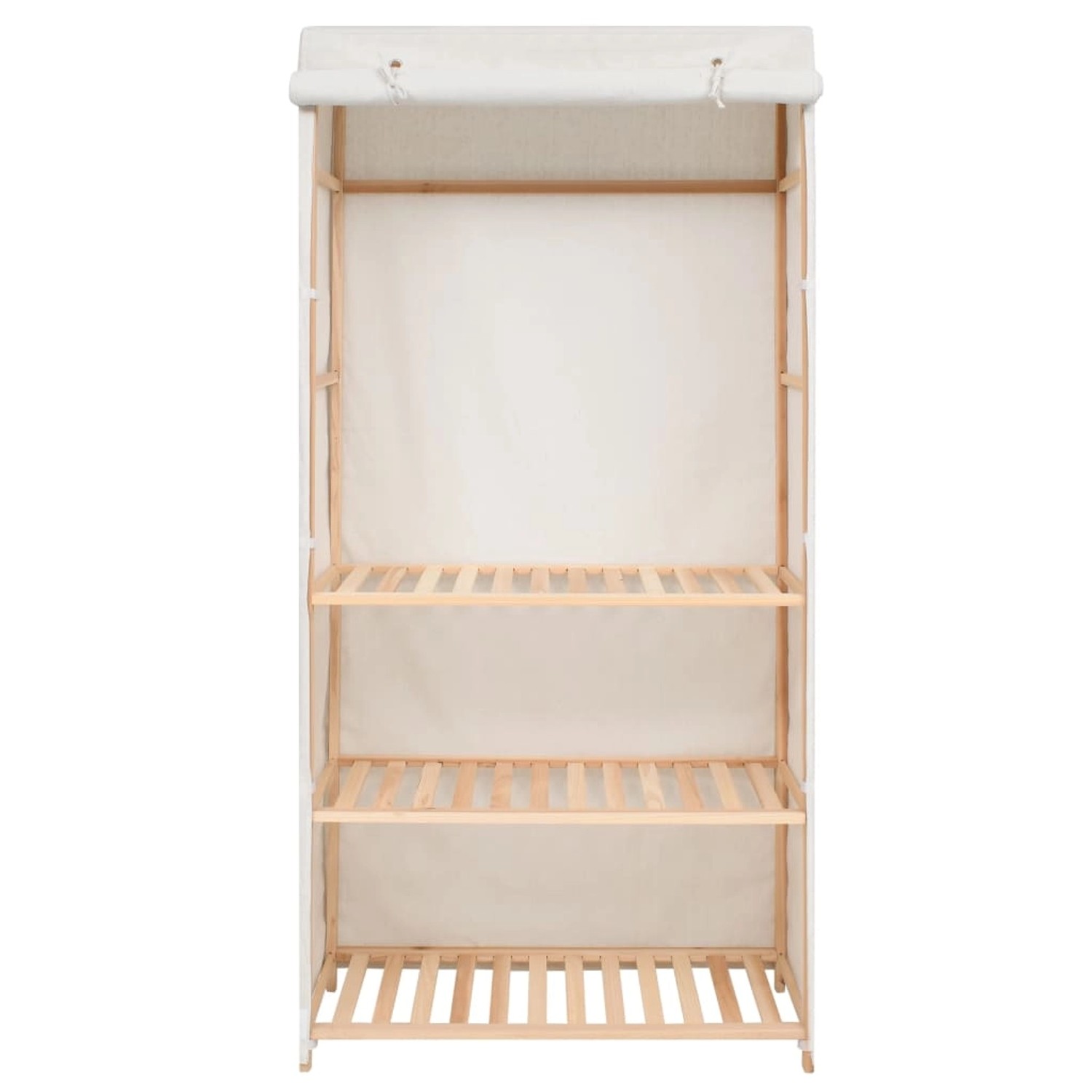 vidaXL Kleiderschrank mit 3 Ebenen 79 x 40 x 170 cm günstig online kaufen