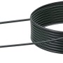 Schwaiger Telefon-Verlängerungskabel, 6 m, schwarz, mit TAE-F Stecker und Buchse.