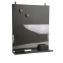 Schwarze Denpanels Magnettafel mit Ablage für Akustikpaneel, inkl. Magnete und Stift.