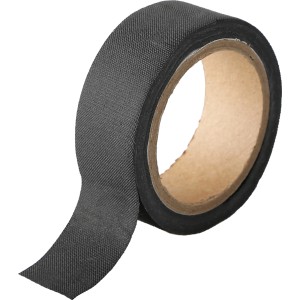 Rolle schwarzes Gewebeband, 5 m lang, für Isolierung und Reparaturen.