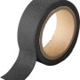 Rolle schwarzes Gewebeband, 5 m lang, für Isolierung und Reparaturen.