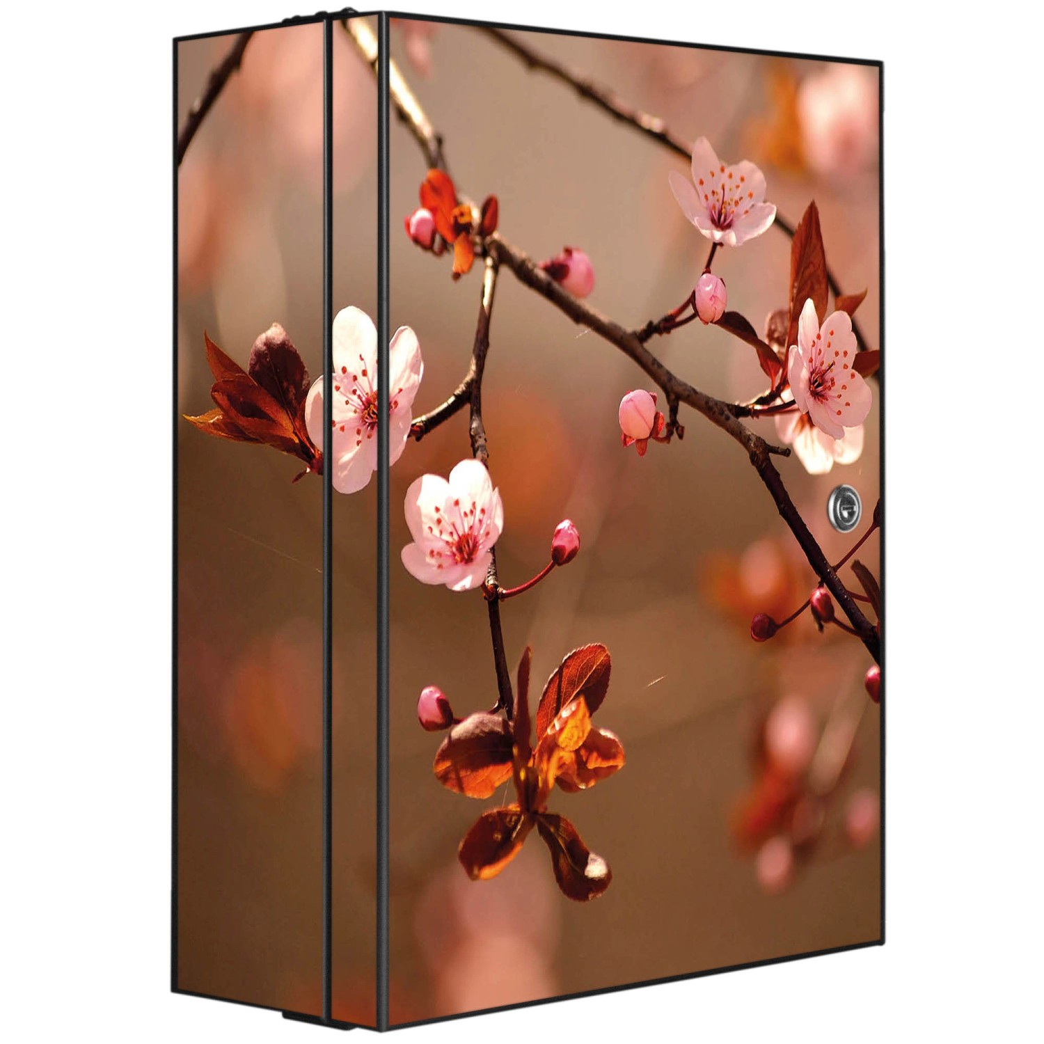 Banjado XXL Medizinschrank Abschliessbar 35x46x15cm Arzneischrank Anthrazit günstig online kaufen