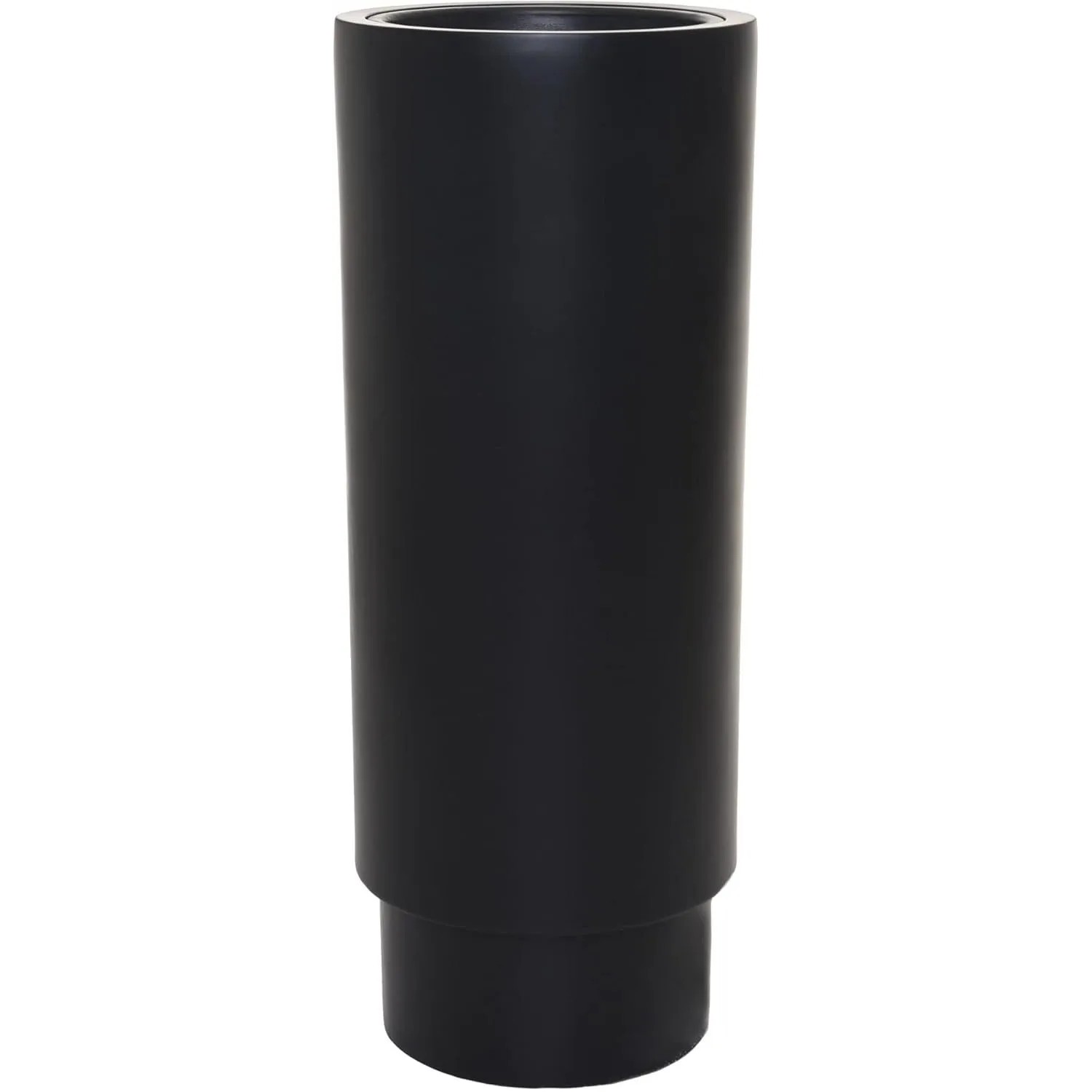 Vivanno Blumentopf Escada 35 cm x 35 cm x 90 cm Schwarz