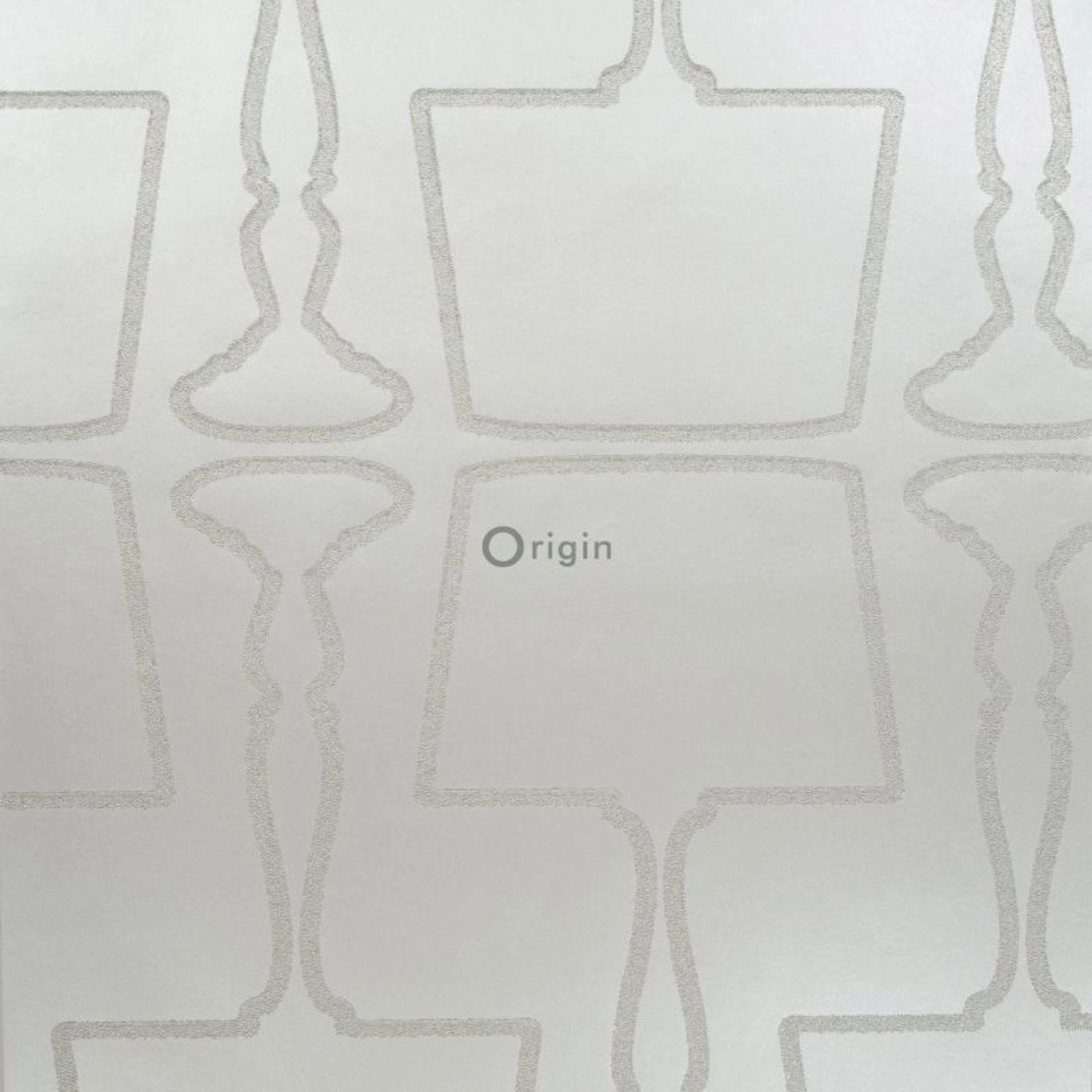 Origin Wallcoverings Tapete Lampen Silber 52 cm x 10.05 m günstig online kaufen
