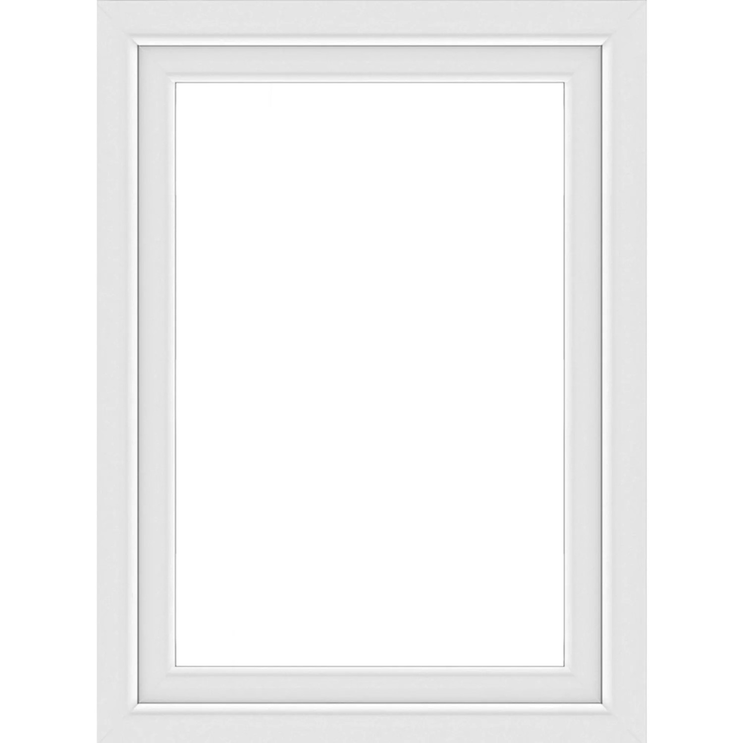Weißes Kunststofffenster, 75x120 cm, 3-fach Verglasung, Rechts