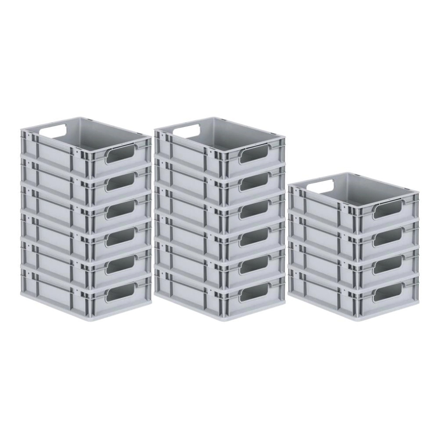 PROREGAL Spar Set 16x Eurobox Nextgen Economy Griffe Offen HxBxT 12 x 30 x günstig online kaufen