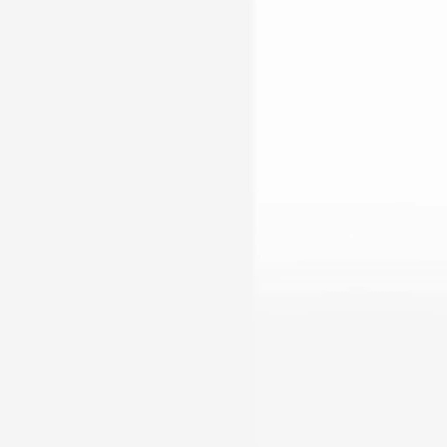 Zwei hochglanz-weiße Nachttische (40x35x50 cm) aus Holzwerkstoff mit Metallbeinen.