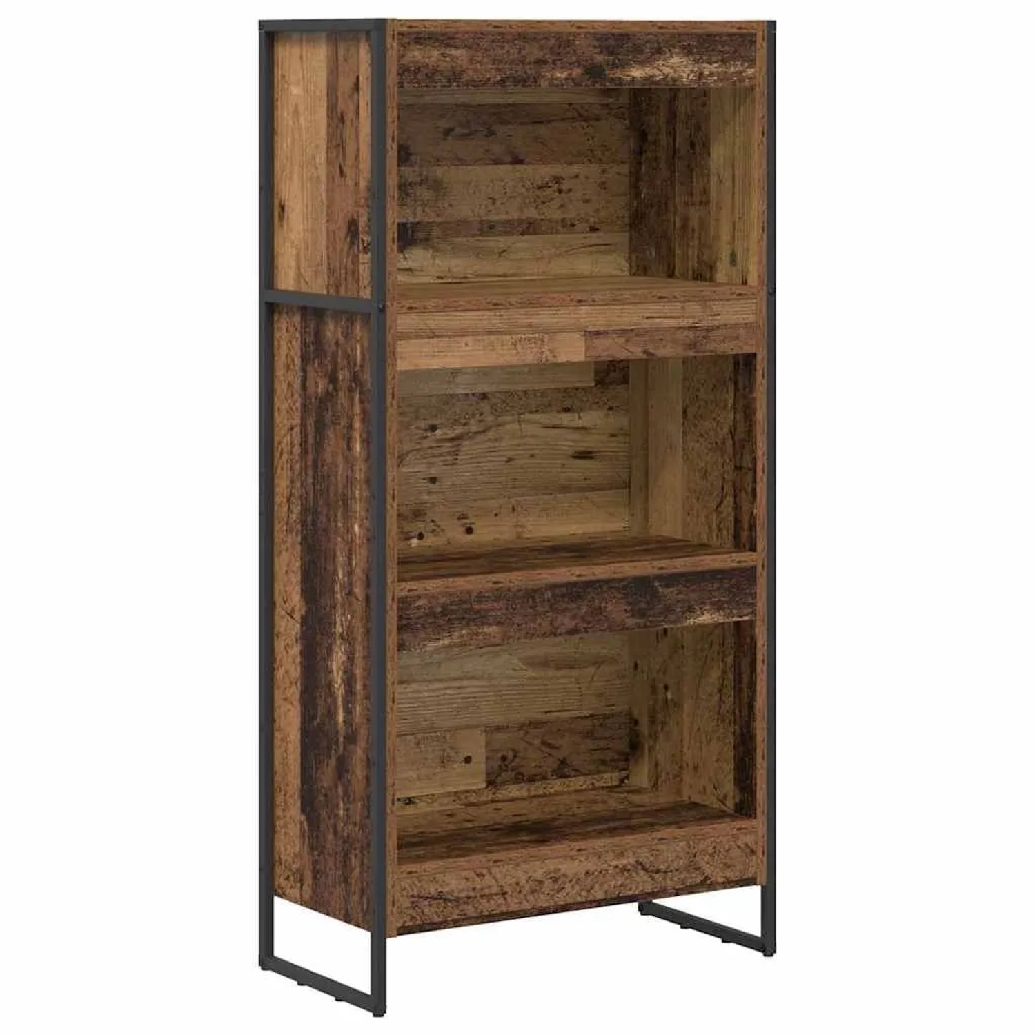 vidaXL Bücherregal Altholz 80 x 30 x 155 cm Holzwerkstoff 886394 günstig online kaufen