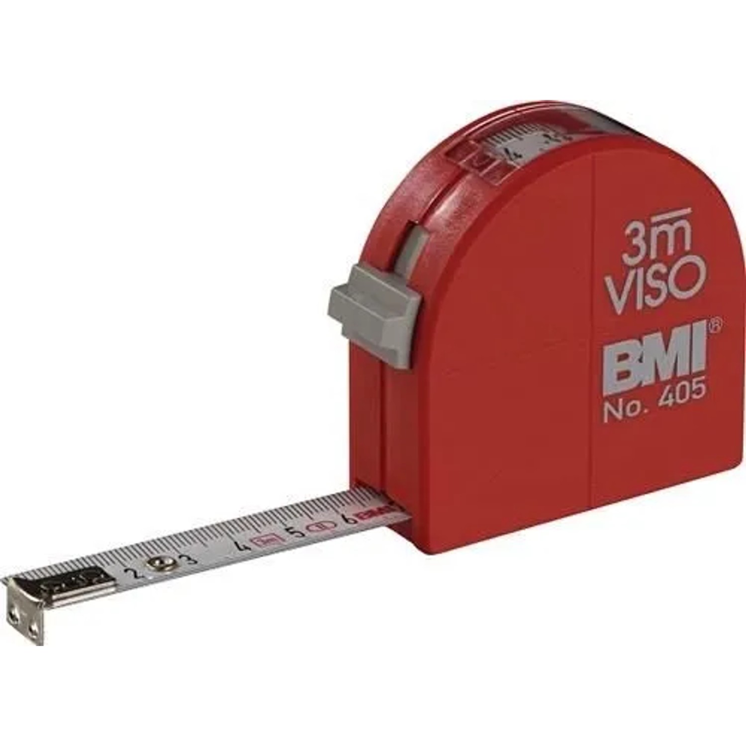 BMI Taschenrollbandmaß VISO L 3M B 16Mm Mm Cm EG II PA Sichtfenster 405341020