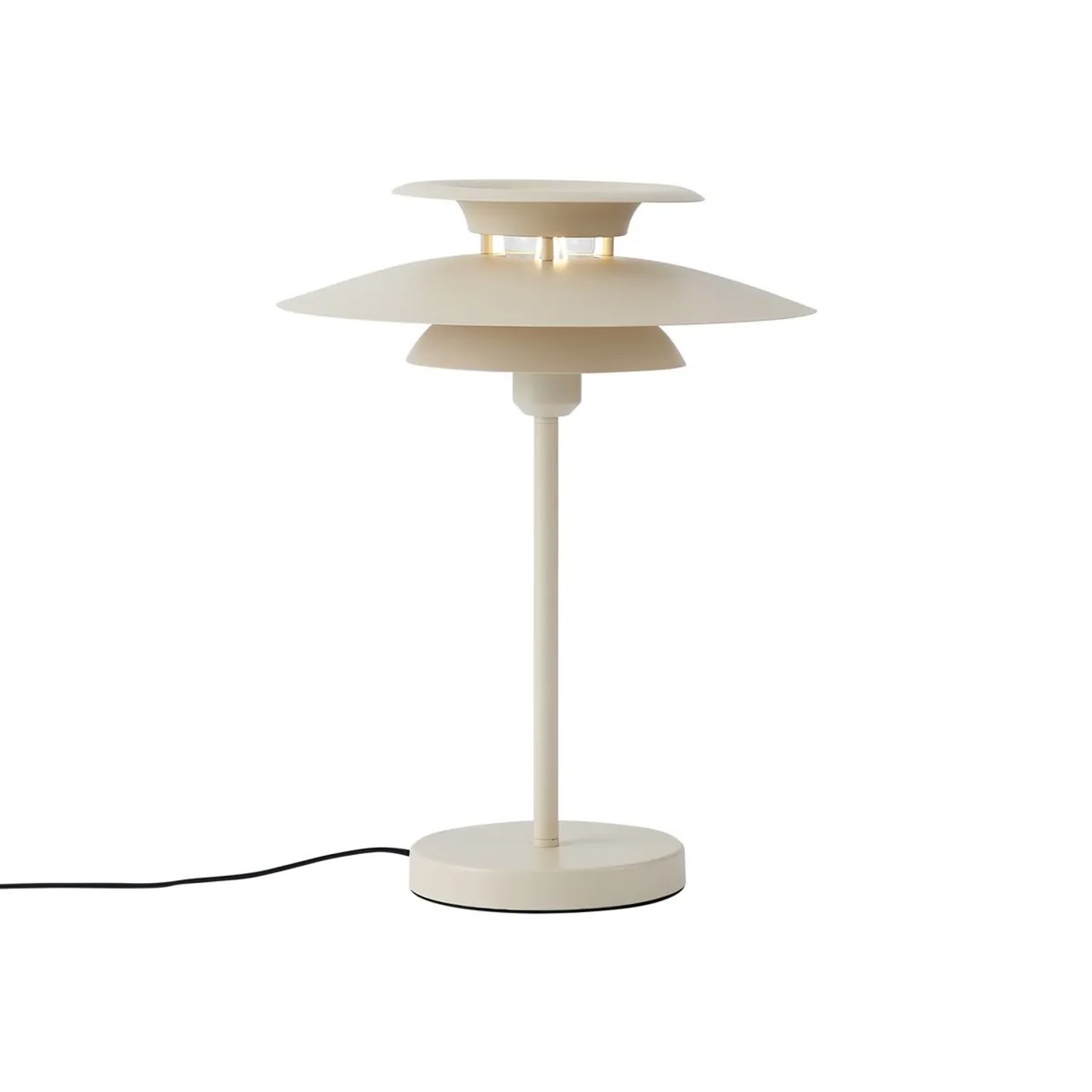 QAZQA Retro-Tischleuchte Beige Stahl 45cm Pauly