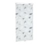 Relaxdays Duschrollo Kunststoff Aluminium Transparent Schwarz Weiß Wasserabweisend 80 cm x 240 cm 0,6 kg