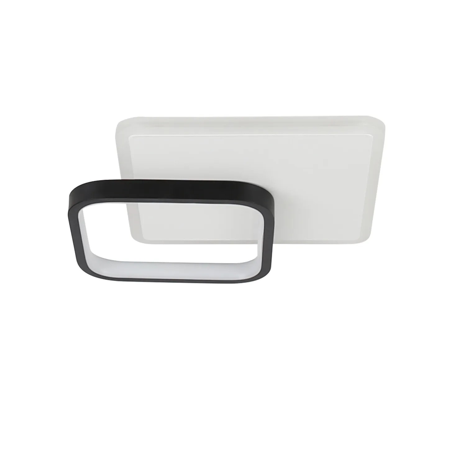 NETTLIFE LED Deckenleuchte aus Metall L25cmSchwarz-2