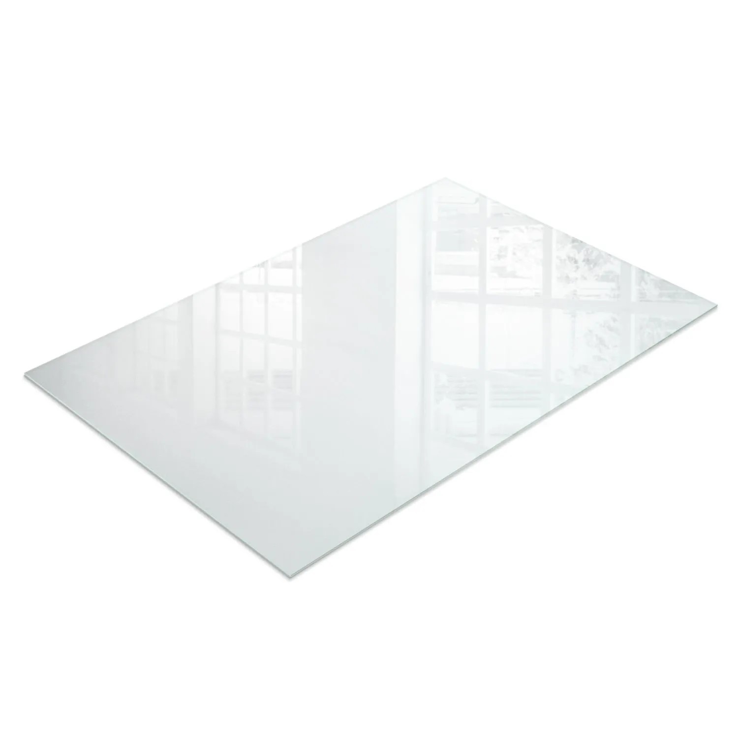 Tulup Tischplatte Matte Glasplatte für Couchtisch 120x80 cm Rechteckige Tischplatte aus Milchglas Gefrostete Glasplatte Gartentisch