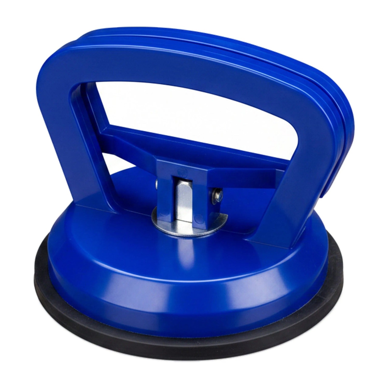 Relaxdays Saugheber 2er Set ABS-Kunststoff Gummi Blau Schwarz 45 kg Tragkraft 12 cm x 10 cm 270 g