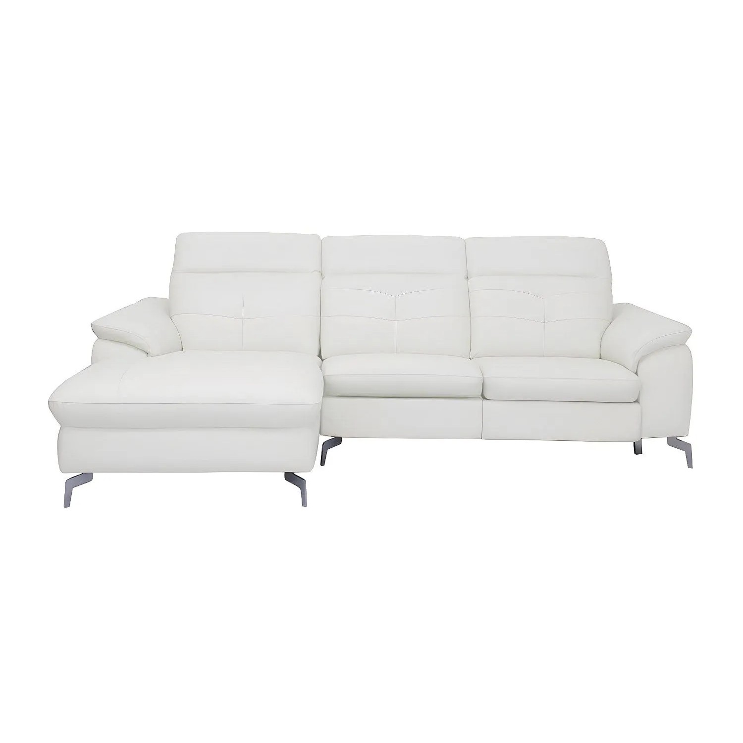 Vente-unique Relaxsofa Lismore Weiß 250 cm