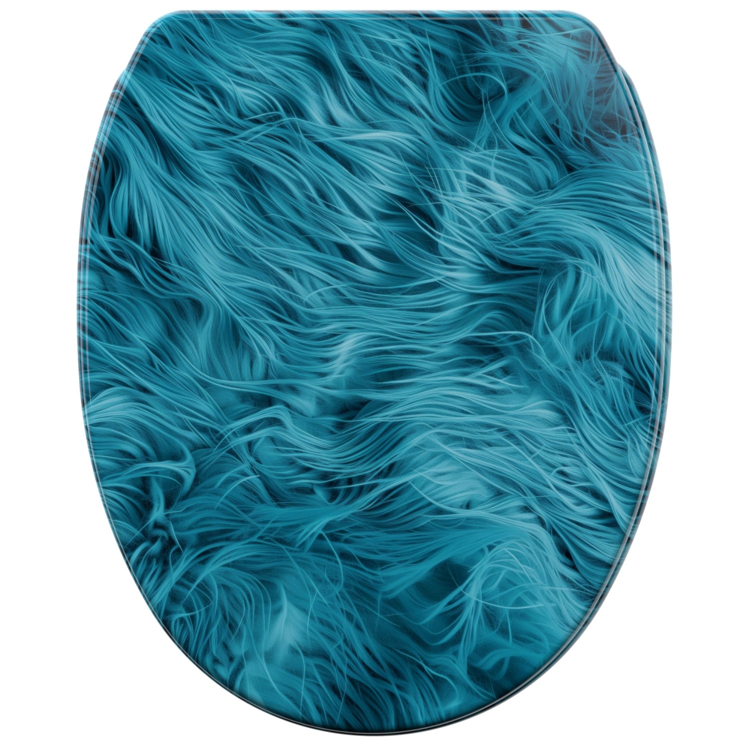 SANILO WC Sitz mit Absenkautomatik Top Fix Fluffy