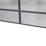 Floraworld Gewächshausaufsatz Twin-Wall für Hochbeet, Detailansicht der transparenten Doppelstegplatten.
