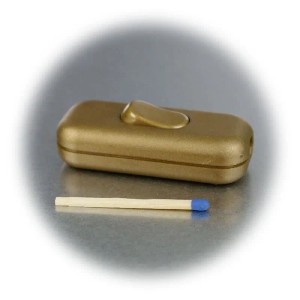 EGB Schnurschalter Zwischenschalter Golden 2A 230V
