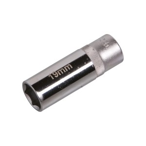 LUX Stecknuss 19 mm lang Comfort, Sechskant, Chrom-Vanadium-Stahl für Schlüssel & Abzieher.