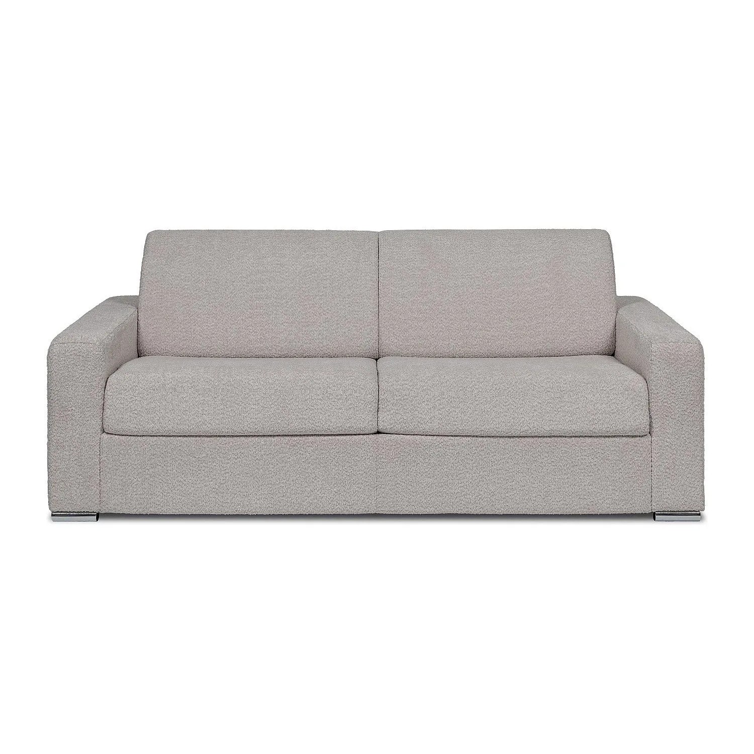Vente-unique Schlafsofa Calito Hellgrau 216 cm