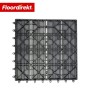 Floordirekt WPC Klickfliese Noble 3D, grau, 30x30cm, 11er Set für 1m²
