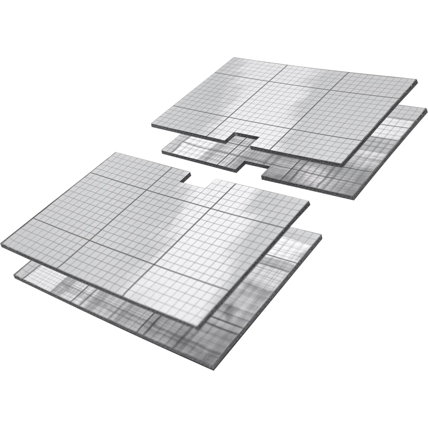 Selitherm Zubehör-Set zur Rollladenkastendämmung, Dämmstoffplatten im Detail.