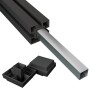 Juskys WPC Sichtschutzzaun 10er Set - 10x Element + 11x Pfosten_8
