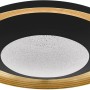Eglo LED-Deckenleuchte Canicosa 2, gold-schwarz, Ø 49,5 cm. Moderne Deckenlampe für Wohn- und Gewerberäume.