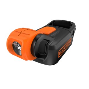 Black+Decker Akku-Lampe BDCCF18N, 18V, mit schwenkbarem Kopf, ideal für Werkstatt & Baustelle.