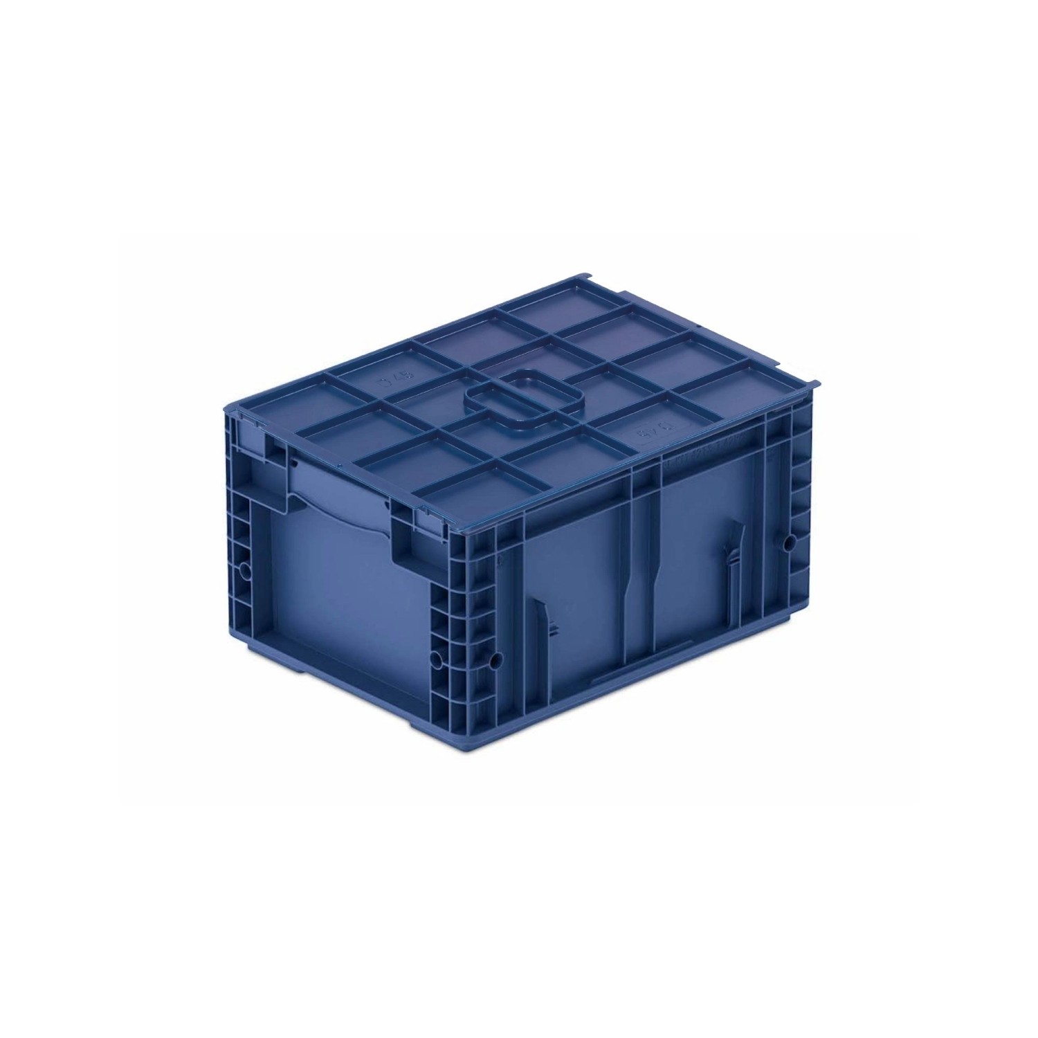 VDA KLT Kleinladungsträger Mit Verbundboden und Auflagedeckel HxBxT 21,3 x 30 x 40 cm 16,2 Liter KLT Transportbox Transp...