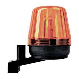 Chamberlain Signallampe FLA1-LED: Warnblinklicht für Garagentorantrieb in Betrieb.