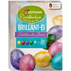 Brauns-Heitmann Brillant-Ei Eierfarben Set mit 5 Farben für schillernde Ostereier.