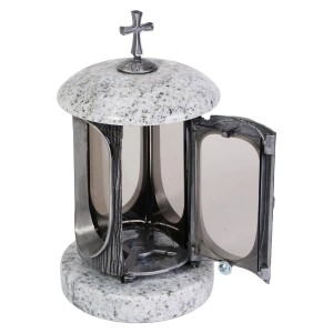 KOKA Grablampe mit Kreuz Silber Viscont White