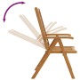 DELUKE Gartenstühle COLLI 2er Set Klappbar Akazie Massivholz Braun Gartenstuhl Holz Outdoorstühle Balkonstühle_9