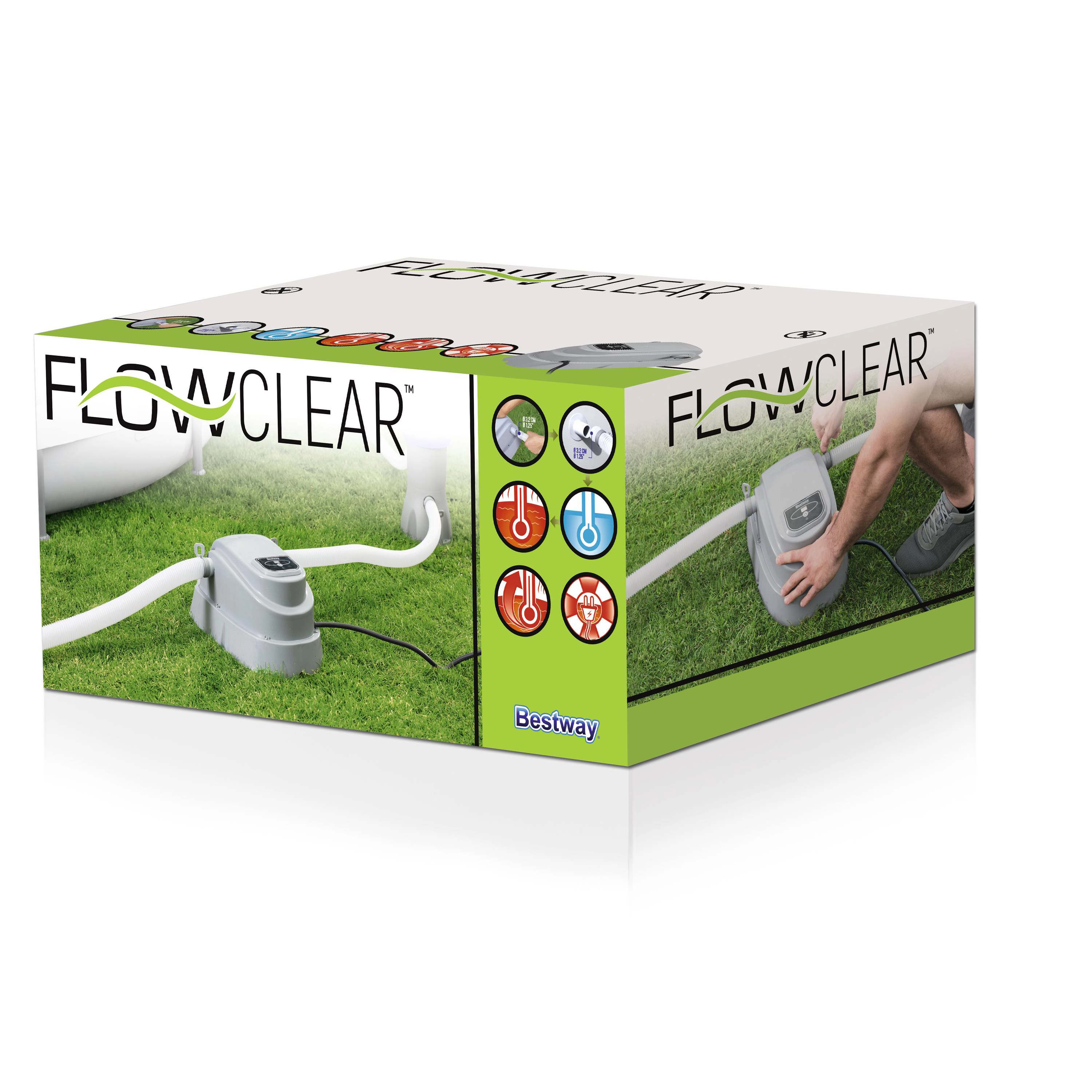 Flowclear 2.800 W Poolheizung