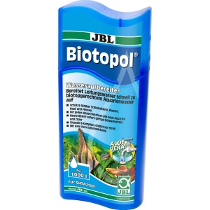 JBL Biotopol Wasseraufbereiter 250ml für Süßwasser-Aquarien. Neutralisiert Schadstoffe, schützt Fische.