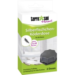 Terrasan Home Silberfische-Köderdose: Geruchloser Fraßköder zur Bekämpfung von Silberfischen.