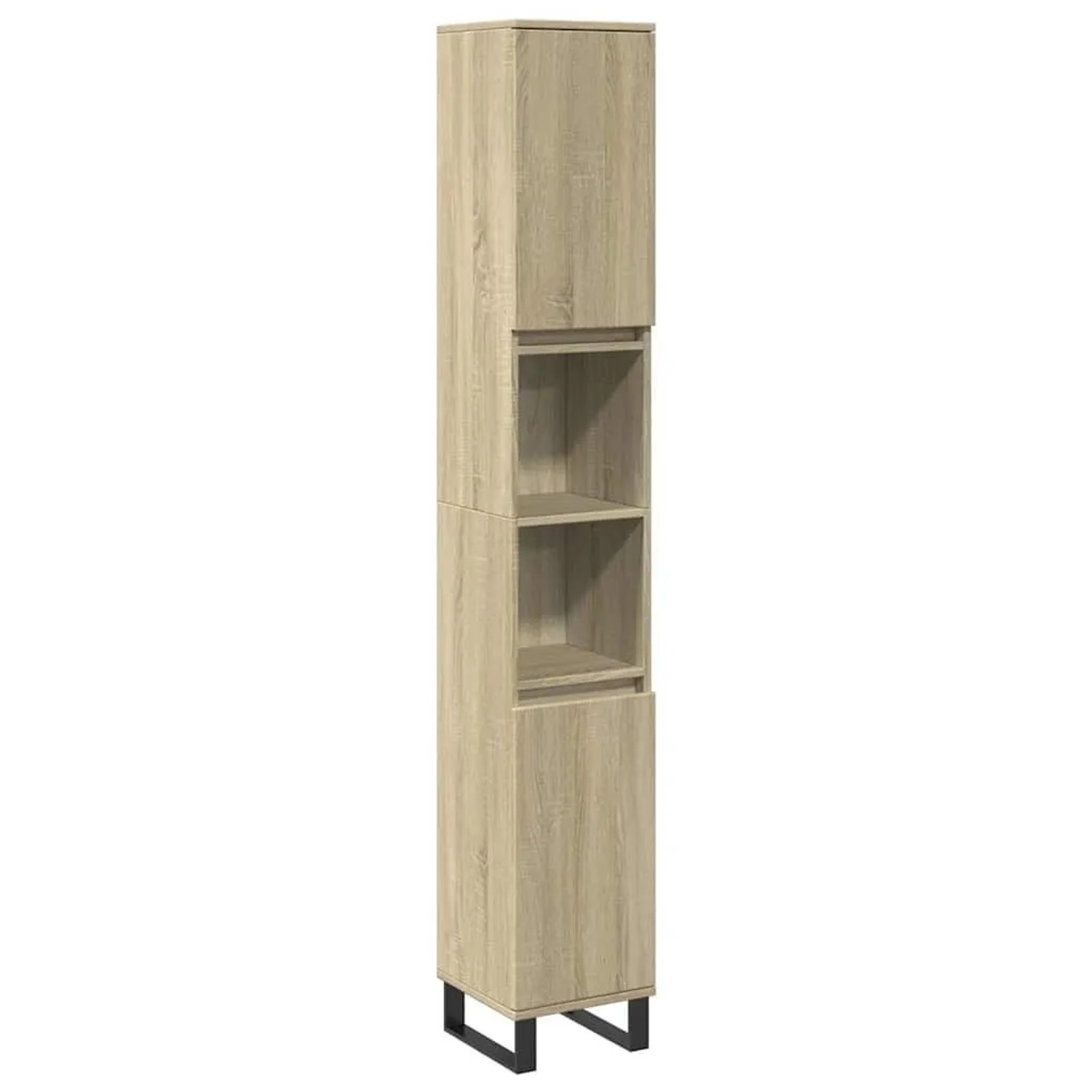 Thumbnail - vidaXL Badschrank Sonoma-Eiche 30x30x190 cm Holzwerkstoff 849669