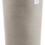 Ecopots Amsterdam Pflanztopf, halbhoch, braungrau, 50 cm. Ideal für Innen- und Außenbereich.