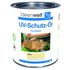 Dose T & J UV-Schutz-Öl farblos für Zäune und Sichtschutz im Außenbereich.