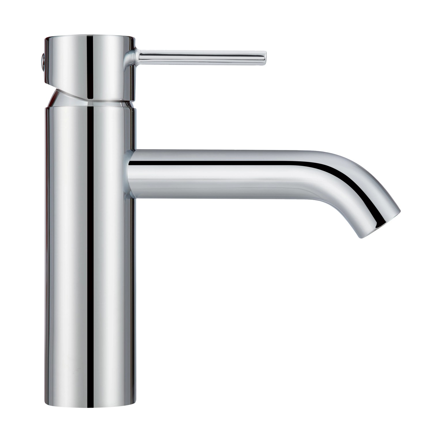 baliv Waschtischarmatur WT-650 Chrom, Einhebelmischer für Waschbecken im Badezimmer.