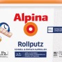 Weißer Alpina Rollputz 10kg für strukturierte Wände. Effektputz zum einfachen Aufrollen im Innenbereich.