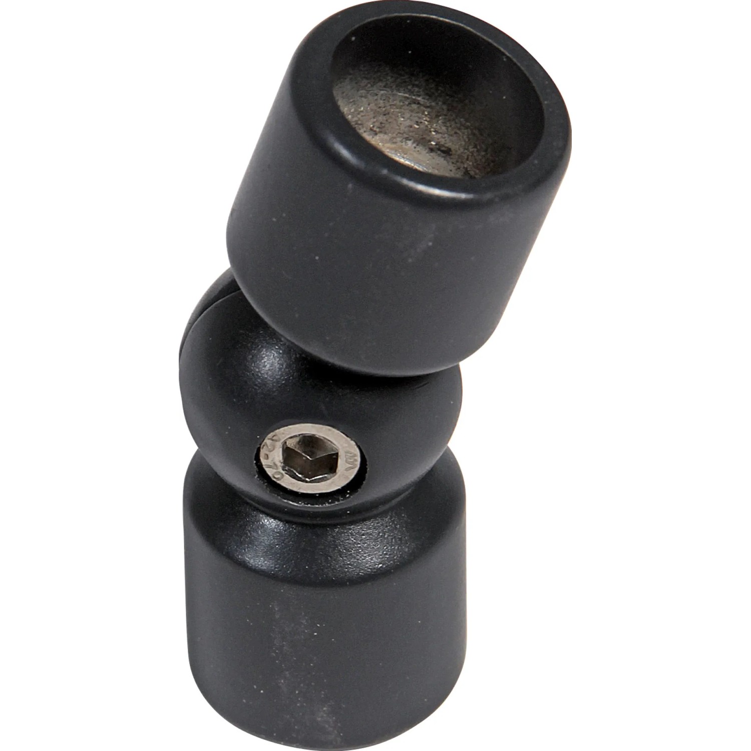 Dieda Eckverbindungsset, Aluminium, Anthrazit, für Treppengeländer, verstellbar 0-90 Grad.