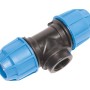 LUX-TOOLS T-Stück für PE-Rohre, 25 mm, Kaltwassersystem, aus Kunststoff.